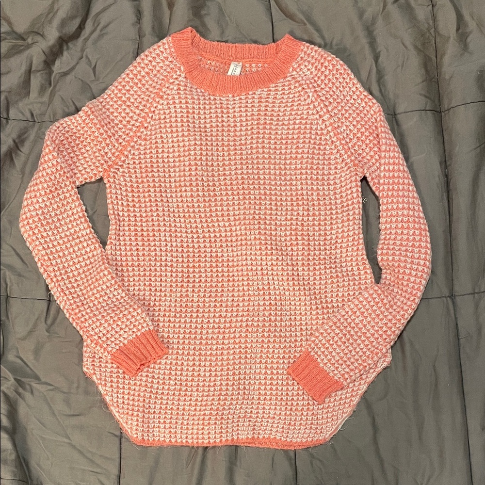 Aeropostale Coral Knit Sweater
